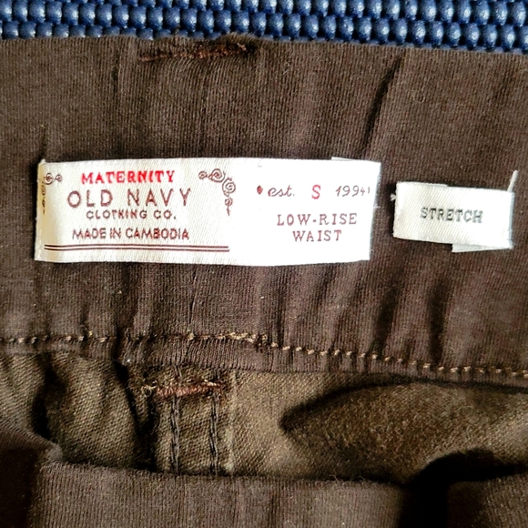 Old Navy Maternity Brown Corduroy Pants - Size Small - Picture 5 of 6